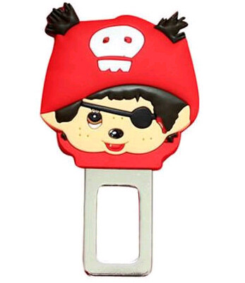 汽车安全带卡扣 卡通插销蒙奇奇插口 保险带插座卡扣汽车安全带夹