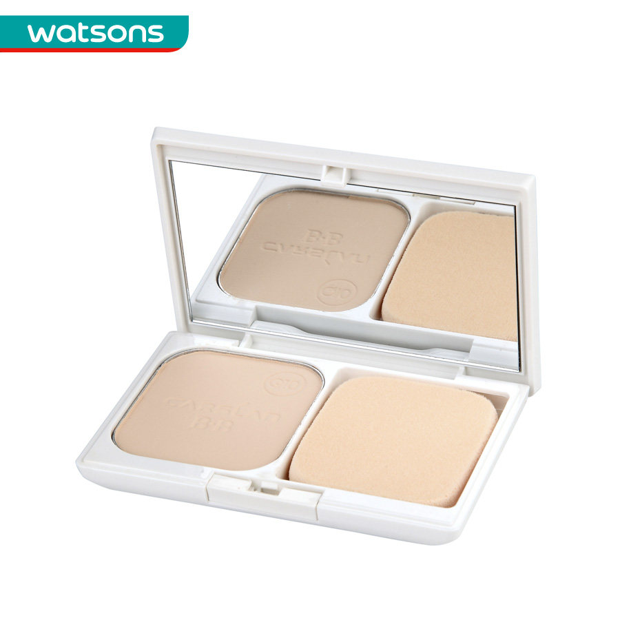 【屈臣氏】卡姿兰焕采水润裸妆BB蜜粉饼(01瓷白色)9克