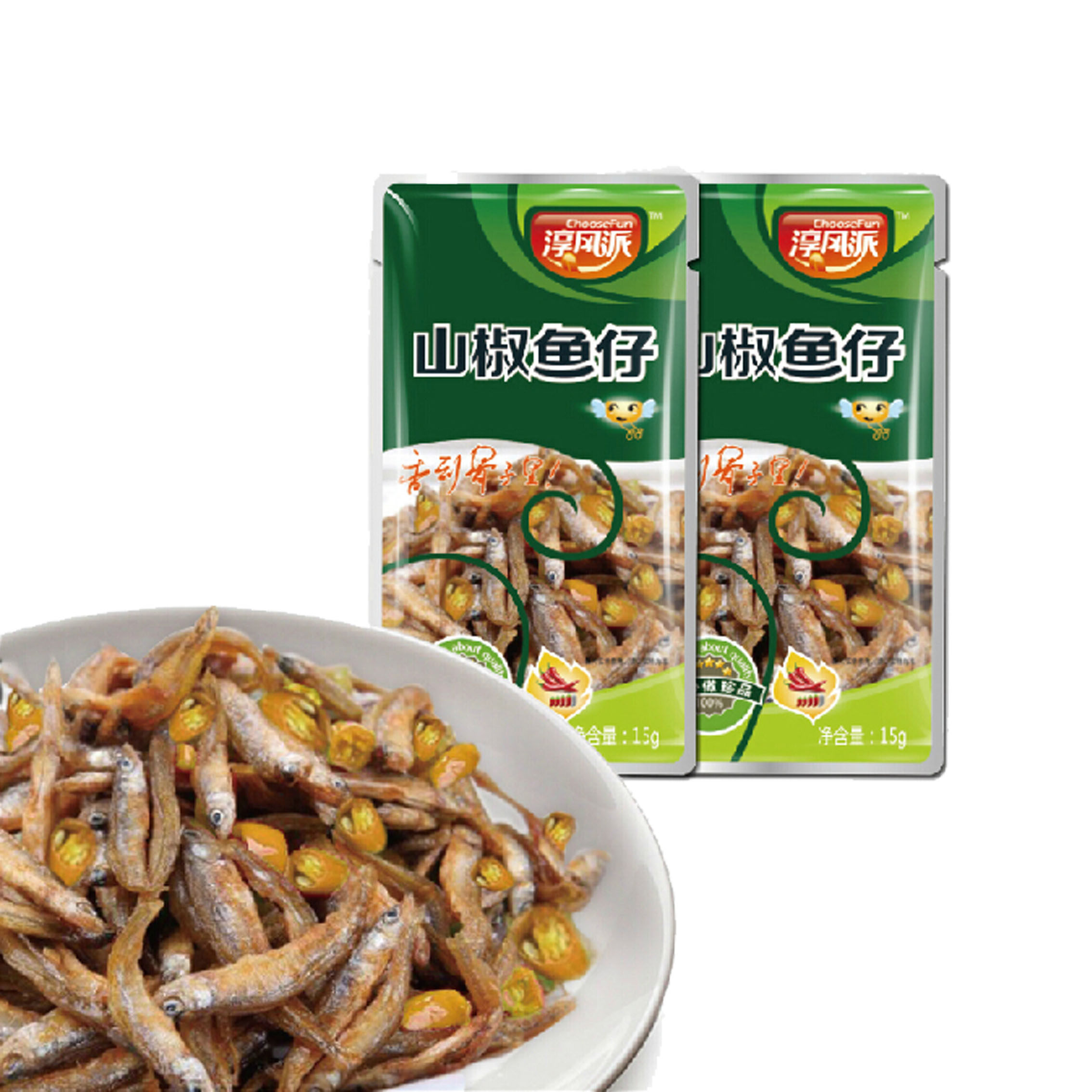 【天猫超市】淳风派山椒鱼仔16g包 爽鱼仔鱼干用心做珍品