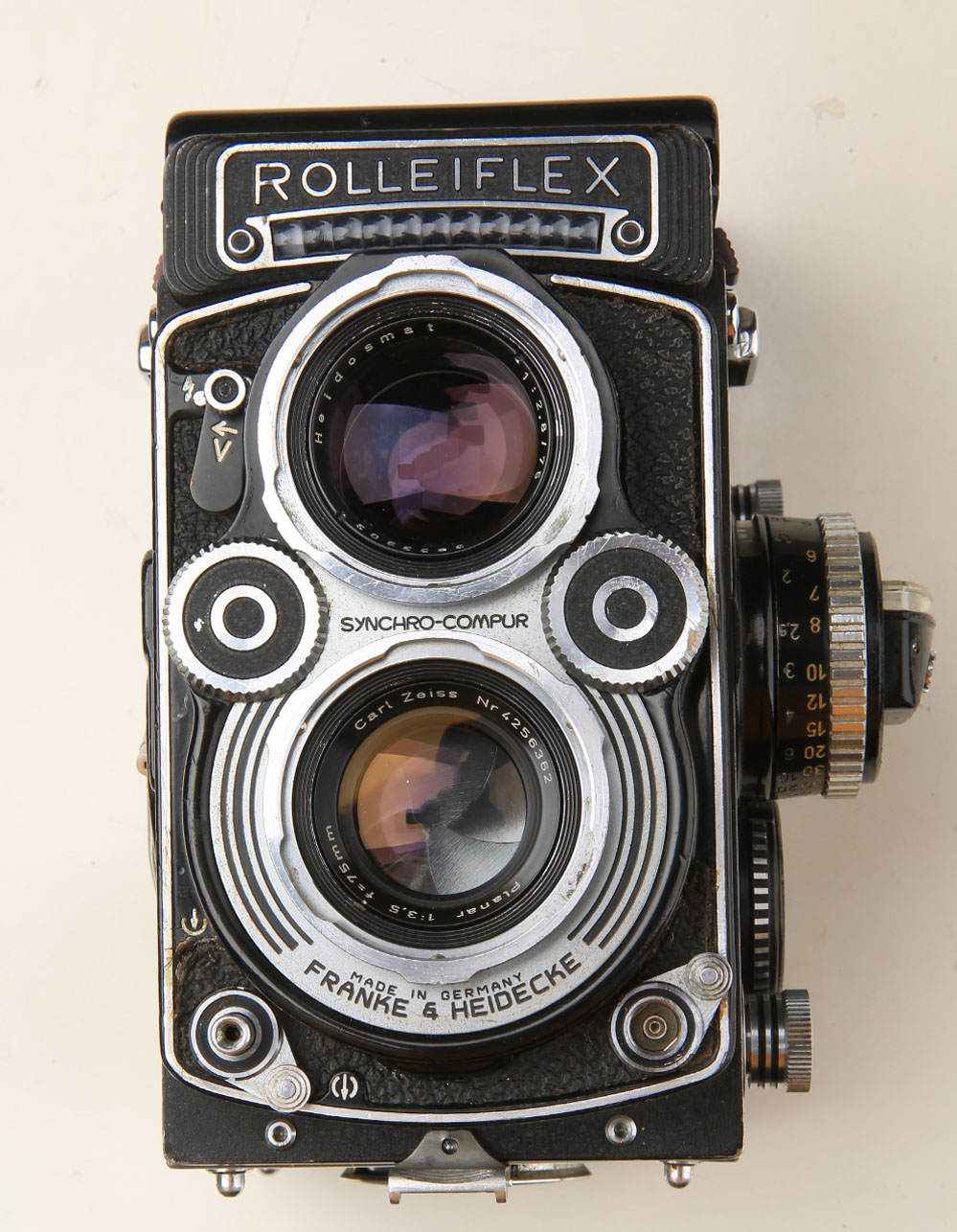 Lule Rolleiflex 3 5F Planar 75 3 5 Lux to double anti-German 120 film camera 