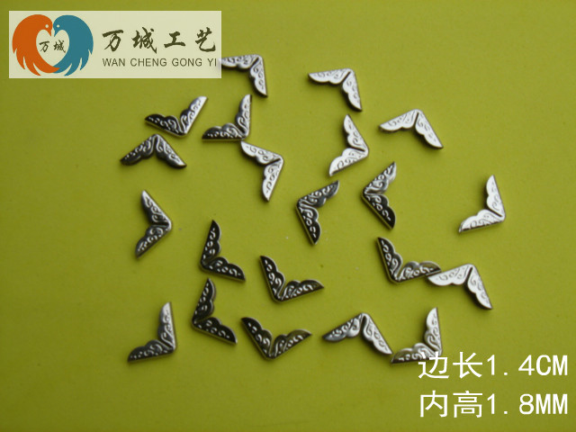 Book album wrap corner collar protection corner cookbook press corner DIY handmade material metal wrap corner