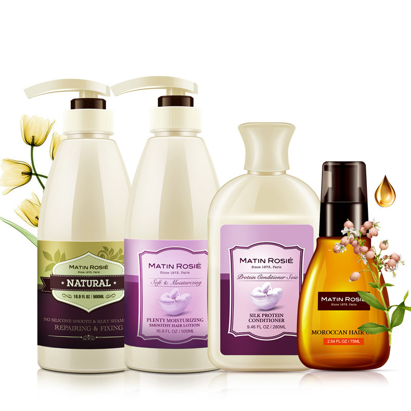 玛汀露丝法国滋润修复洗发水护发素修复烫染发质女士洗发套装