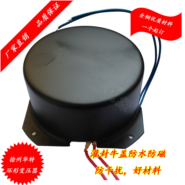 Potting epoxy plus anti-magnetic shield full copper wire toroidal transformer cover full power ring cow