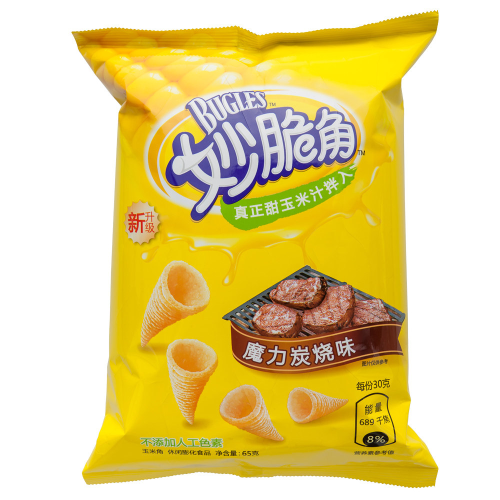 【天猫超市】玉米妙脆角（魔力炭烧味）65g/袋 新老包装随机发货