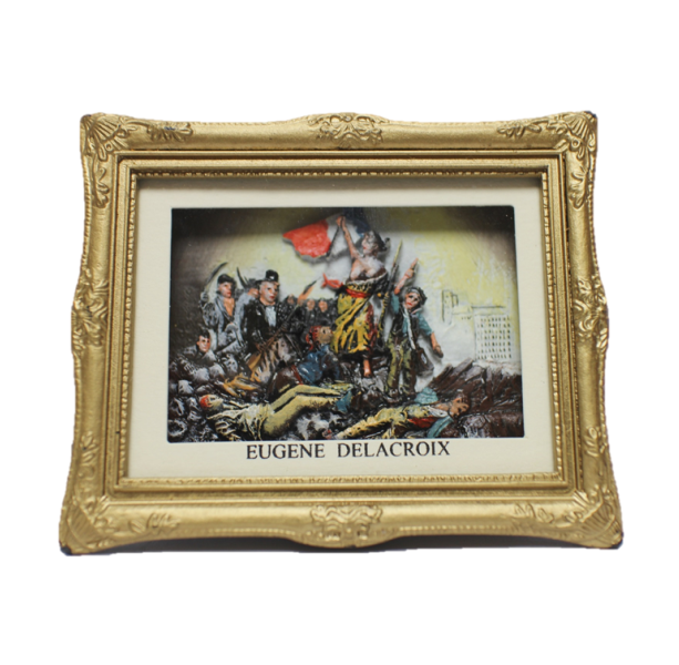 French tourism culture Creative commemorative gifts Fine paintings Refrigerator stickers Delacroix freedom guide the people