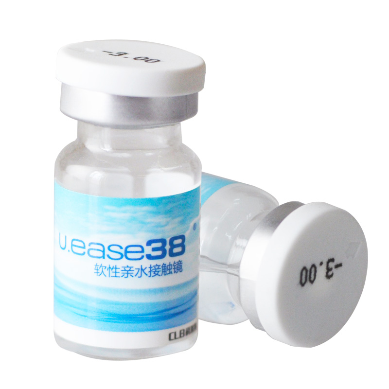 隐形近视眼镜年抛近视科莱博U.ease38透明LKK