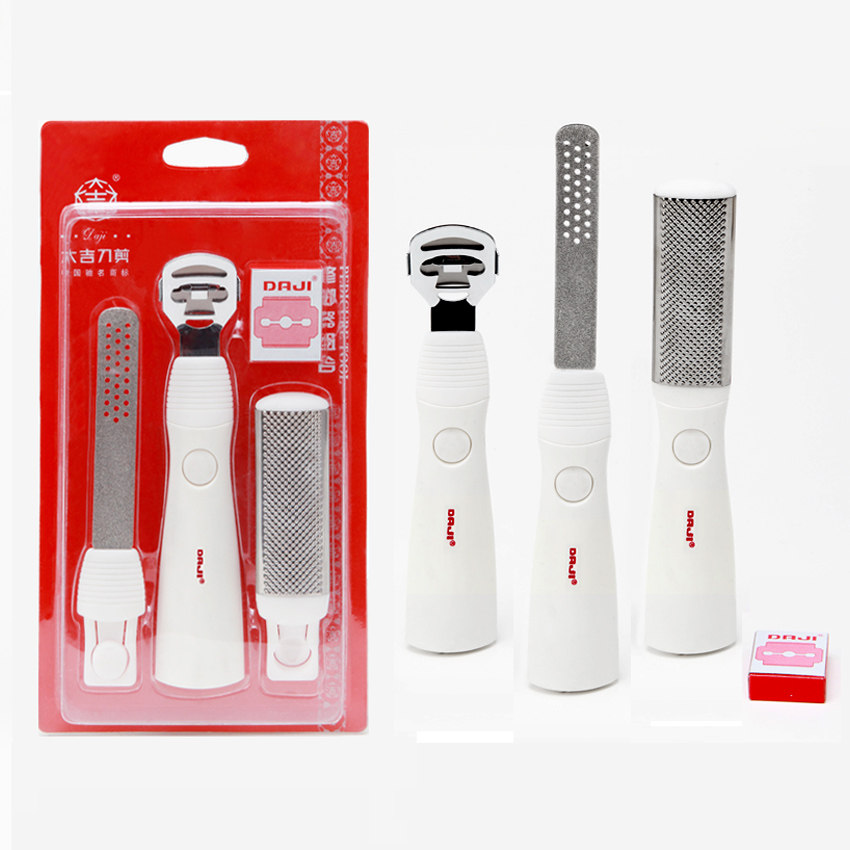 大吉 修脚刀 脚刨刀套装不锈钢 去死皮刀刮脚修脚磨 四件套 包邮