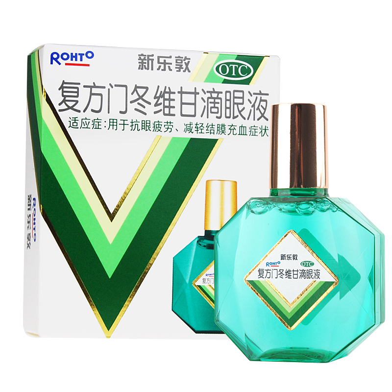 曼秀雷敦新乐敦眼药水滴眼液 缓解视疲劳干眼 电脑族 充血症状