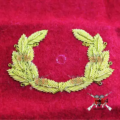 Special 55-style hat badge 55-style dress gold hat badge Marshal uniform gold hat