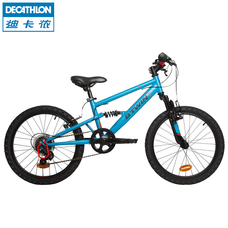 迪卡侬 20寸儿童山地车6速全避震软尾RACING BOY520  2K BTWIN
