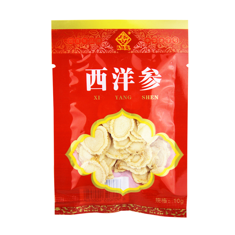 马应龙 正品西洋参切片10g 花旗参片西洋参段切片