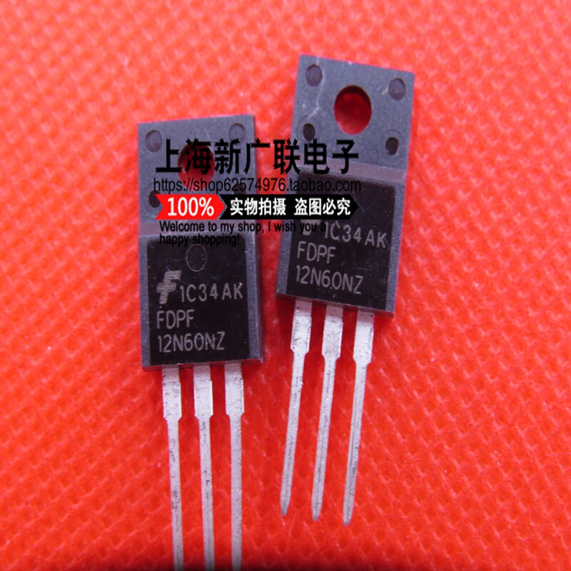 Transistor Field Effect Transistor FDPF12N60NZ TO-220F Package