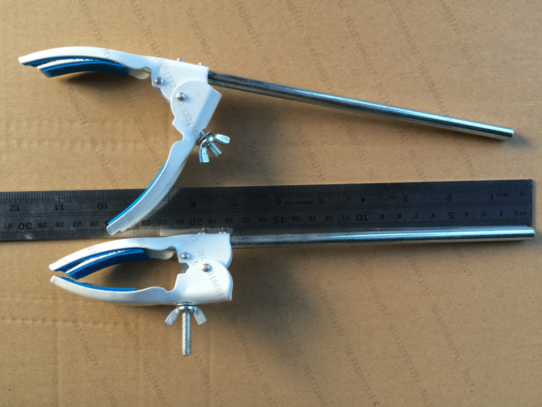 Full length 28cm single top four-claw clip condensation tube clip flask clip universal clip column clip white fixed clip