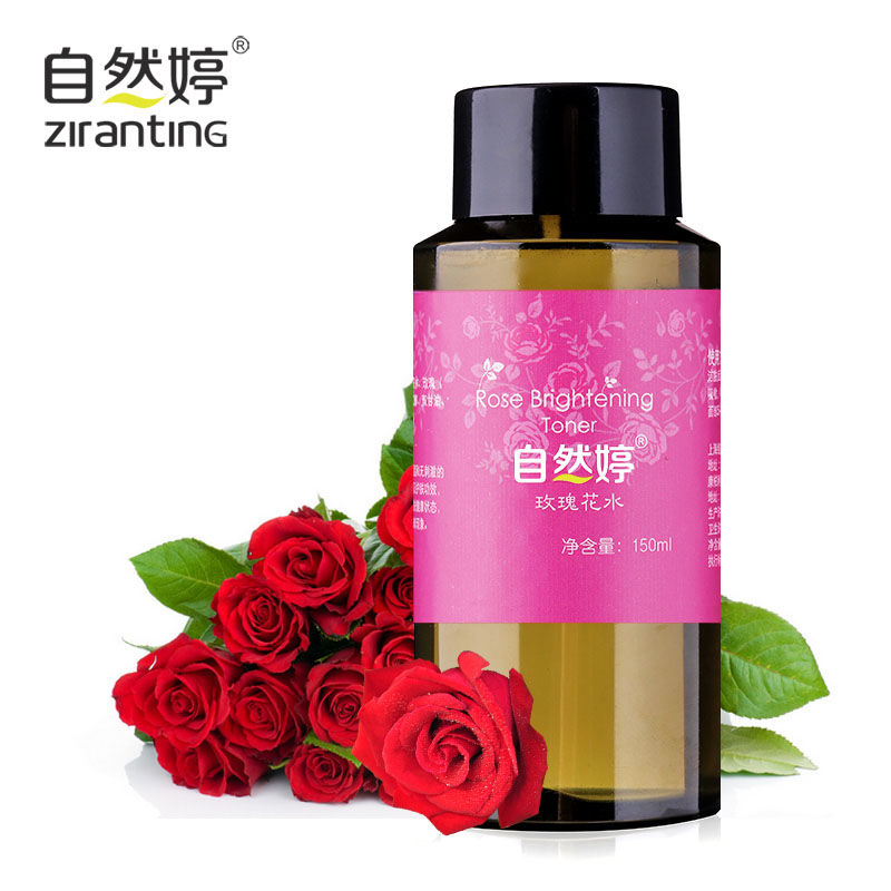 自然婷 正品玫瑰花水纯露 男女通用化妆水爽肤水补水保湿护肤