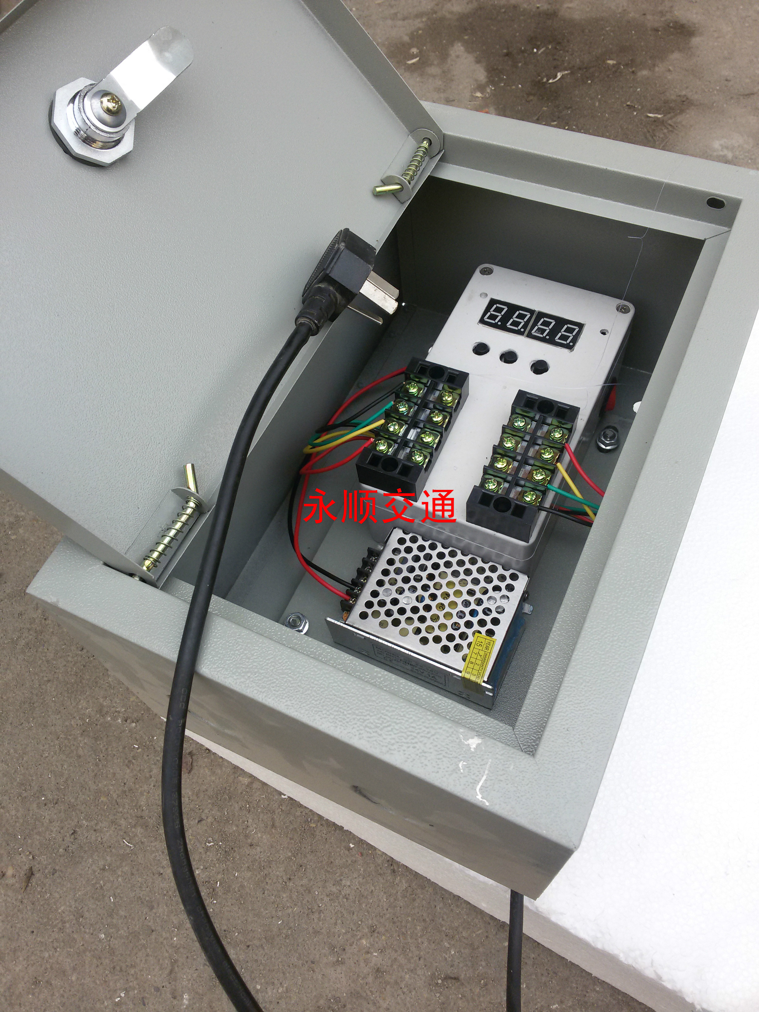 Intersection micro mobile signal light Driving school traffic light adjustable controller Mobile emergency traffic light control