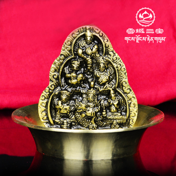 Tibetan Buddhism Tantric brass Water God of Wealth Yellow God of Wealth Tibetan Bala L