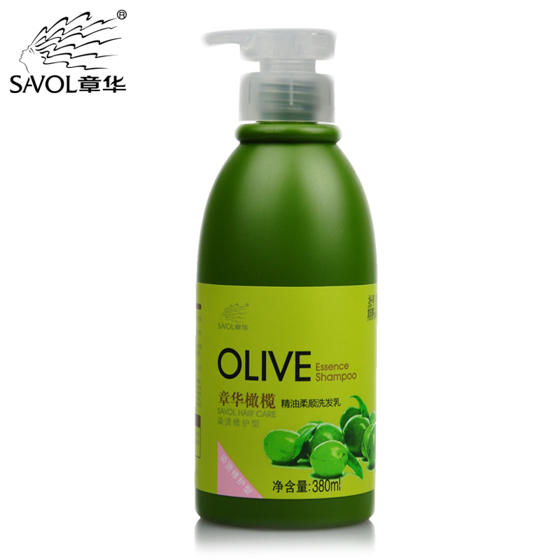章华 橄榄精油柔顺洗发乳380ml 改善受损发质 滋养秀发