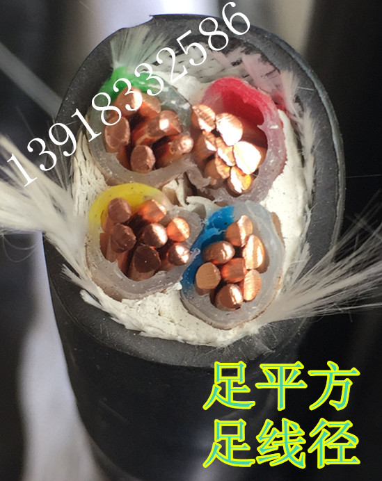 WDZA-YJY4 core 16 square meters Shanghai Qifan low-smoke halogen-free flame-retardant cable WDZB-YJY4*16 square meters