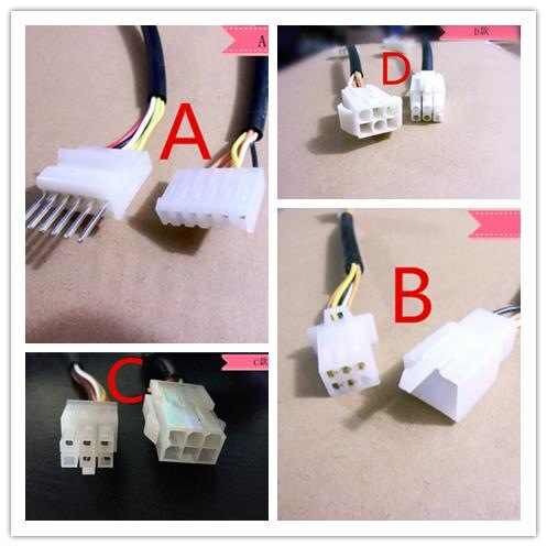 Six-wire speed throttle motor speed regulator connecting wire-Taobao