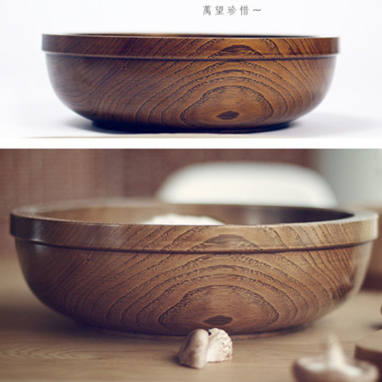 Export Japan whole wood solid wood pots Wedding candy pots and pots kneading pots Salad pots