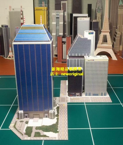 [Xinxiang Paper Model] CBD Commercial Building Office Office Building Model