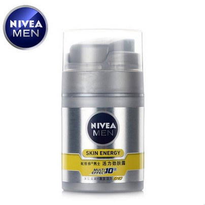 Nivea/妮维雅男士活力劲肤露50ml深层滋润补水保湿乳液面霜护肤品