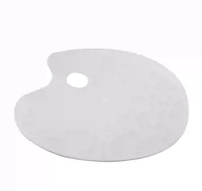 Large gouache palette Oval thickened three-line palette Palette Color Palette Color Palette Plastic