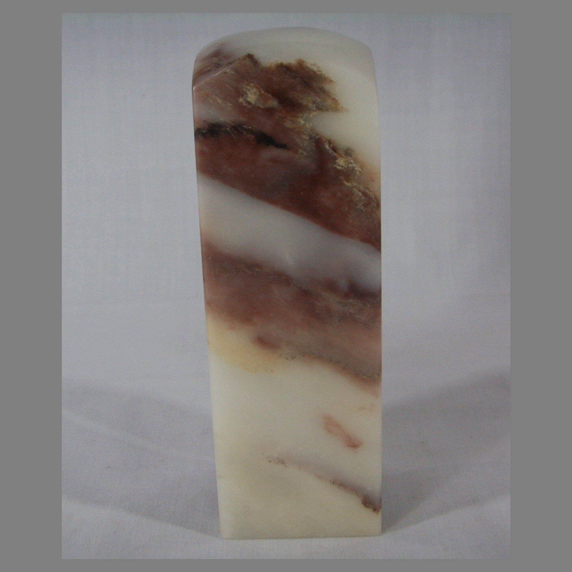 Gansu square seal 35 mm exquisite natural goldstone seal engraving lettering pure handmade art collection Calligraphy Painting