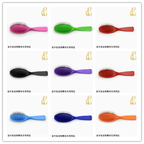 Spot Gold Finger Medon Pet Beauty Comb Dog Air Cushion Needle Comb Standard Color Medium Round Handle Comb-M