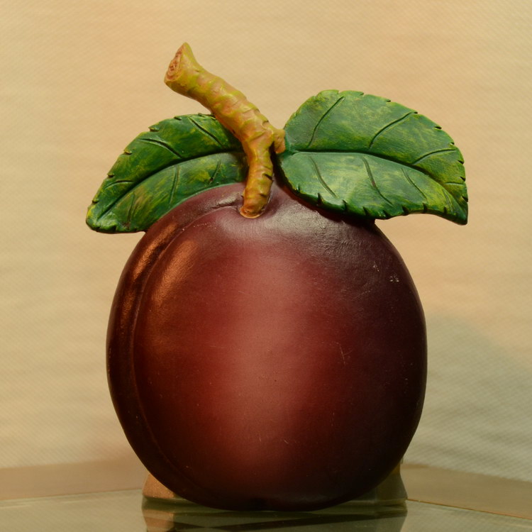 European and American resin foreign trade raw single-tailed cargo field rural fruit Simplum pendulum piece 15 cm mid-number mural