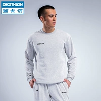 Áo len Decathlon dài tay áo thun thể thao bóng đá chạy bóng rổ tập thể dục tại nhà cotton giải trí KIPSTA - Thể thao lông cừu / jumper hoodie nữ