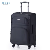 Paul POLO xe đẩy kinh doanh phổ quát bánh xe nam và nữ Oxford vali vải hộp mềm lên máy bay 20/24/26 inch vali cao cấp