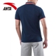 Anta tay ngắn nam 2019 xuân mới áo sơ mi POLO thấm hút mồ hôi áo thun thoáng khí top áo thể thao nam giản dị áo polo nike Áo polo thể thao