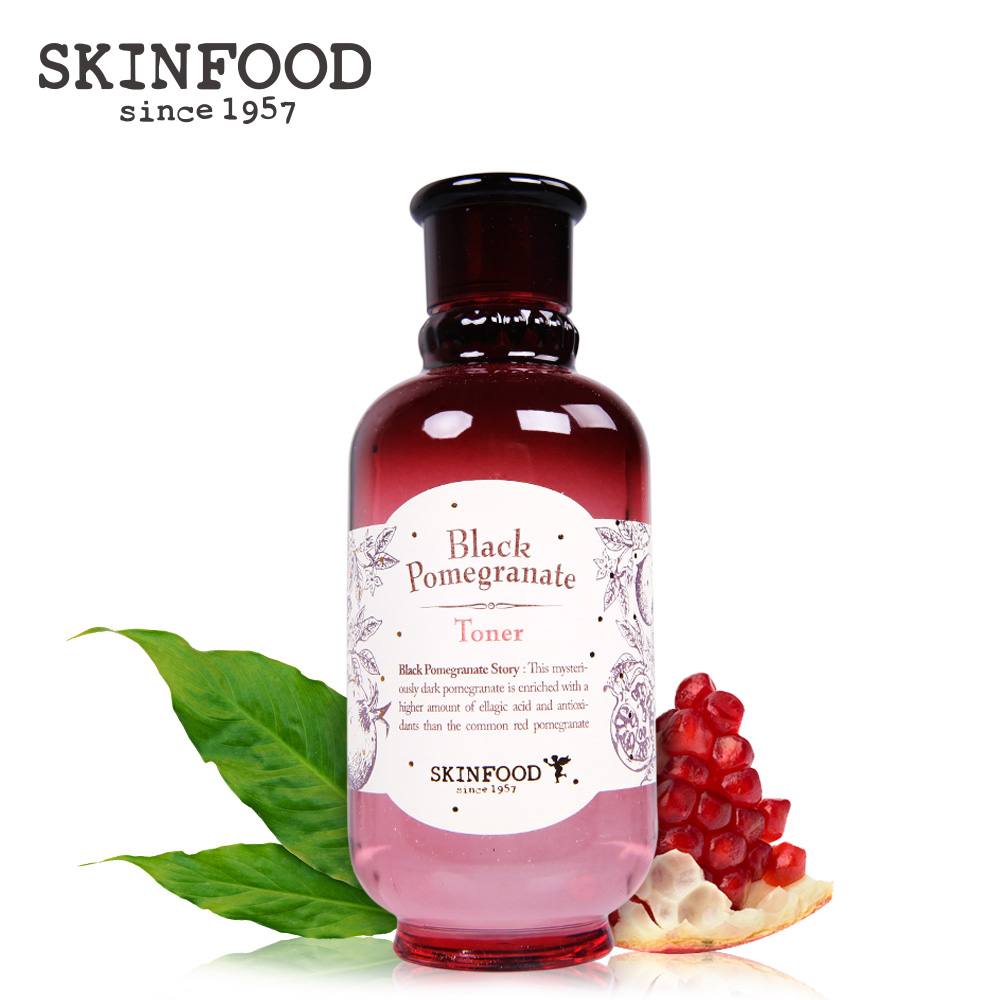 skinfood思亲肤 黑石榴莹润化妆水爽肤水 补水保湿清爽滋润