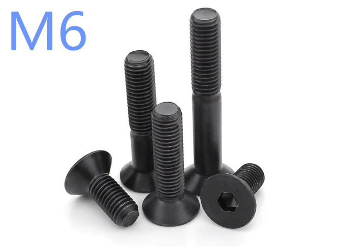 GB70 3 DIN7991 Flat Cup 8 Grade 8 Countersunk Head Inner Hexagon M6*12 16 20 35 40 50 60 70