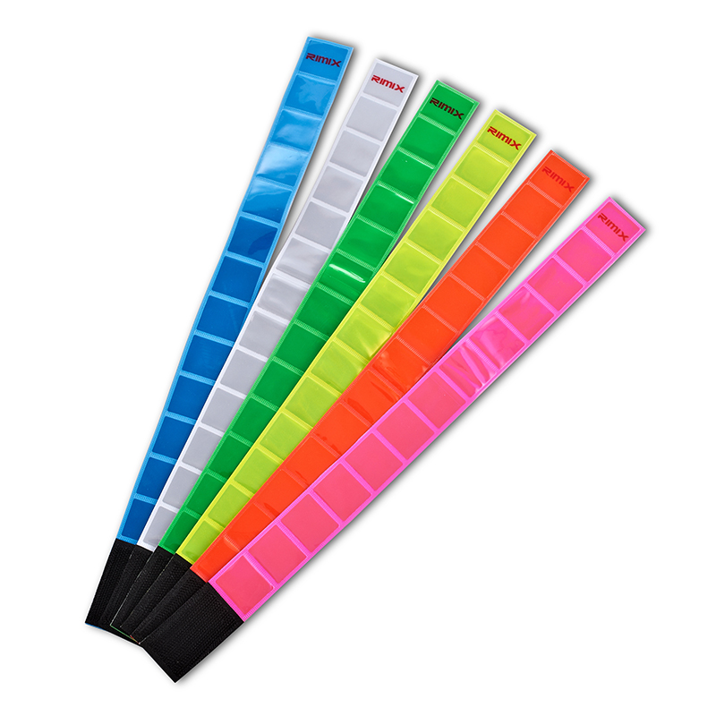 RIMIX 3M magic adhesive buckle reflective flocking with running safety riding beam pants with reflective warning strips