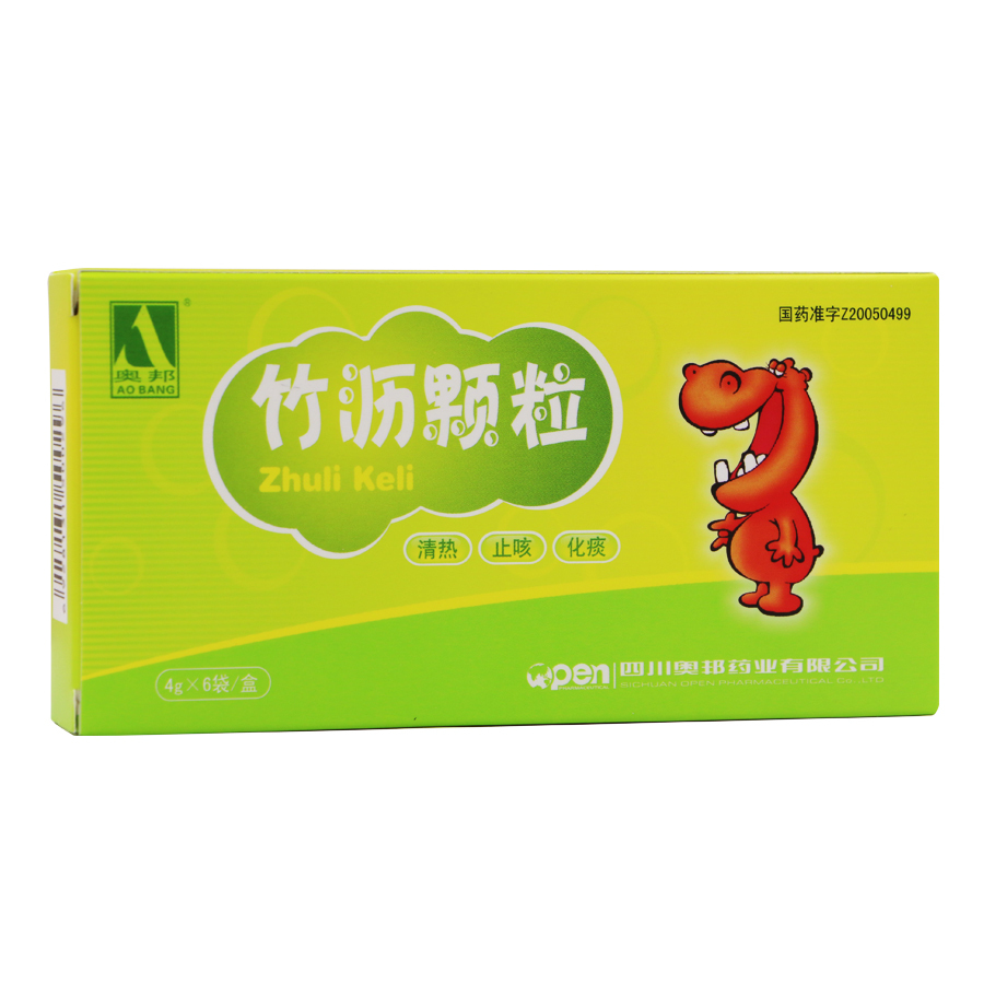 奥邦 竹沥颗粒 4g*6袋/盒