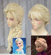 Halloween Frozen 2 Công Chúa Elsa Elsa Tóc Đuôi Ngựa Đa Năng Tóc Giả Cos Nữ Dài Tóc Cosplay