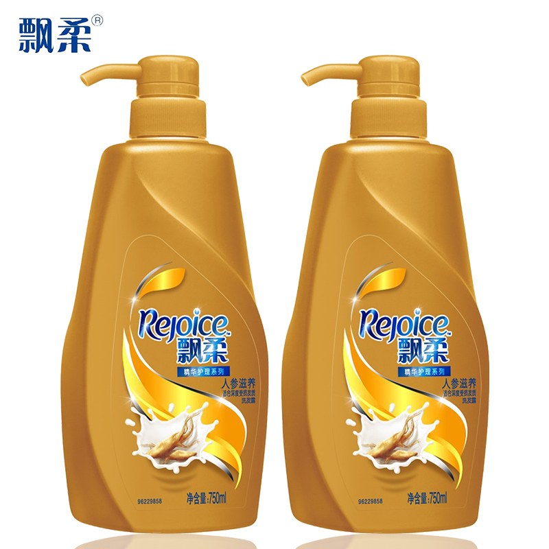 飘柔人参滋养洗发水 露+护发素 润发精华750ML
