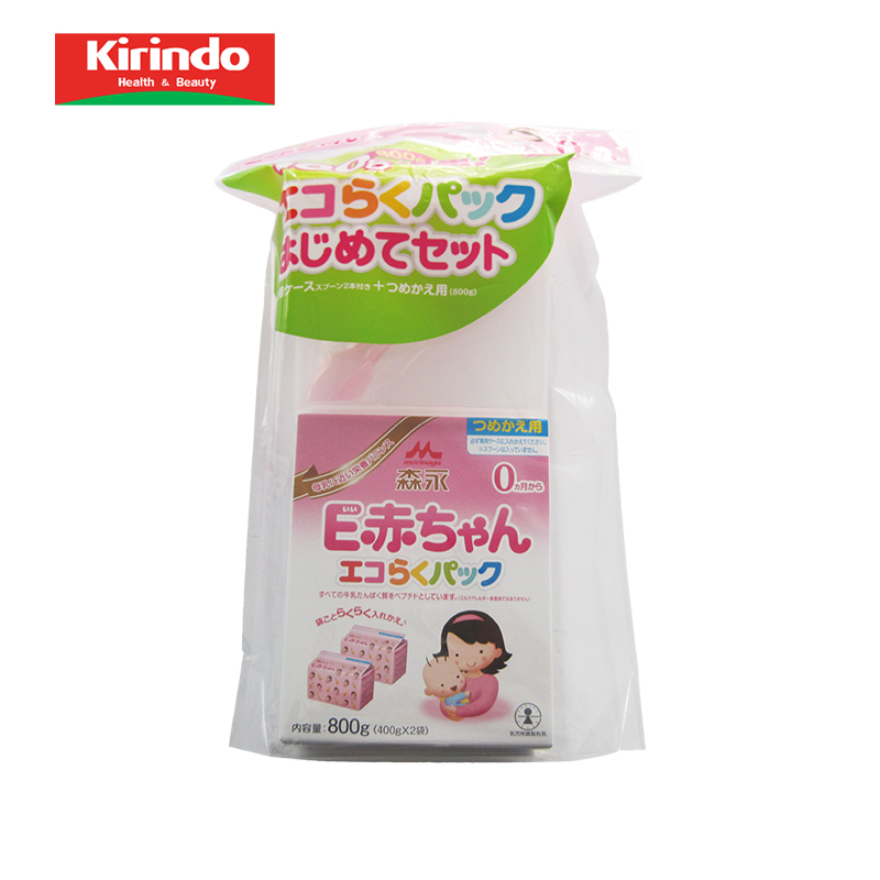 【Kirindo】日本进口森永E婴儿配方奶粉组合附专用盒及匙400gｘ2
