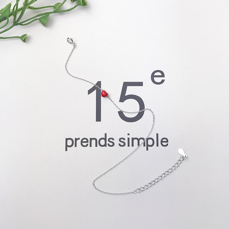 Bracelet de cheville Femme OTHER   en Argenterie - Ref 3102435 Image 3