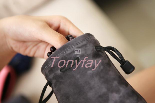 TONYFAY Sheep leather Jewelry Bag Small Walnut Handstring Buddha Pearl Bag PLAY BAG JADE GOURD TRAY BEAD BAG