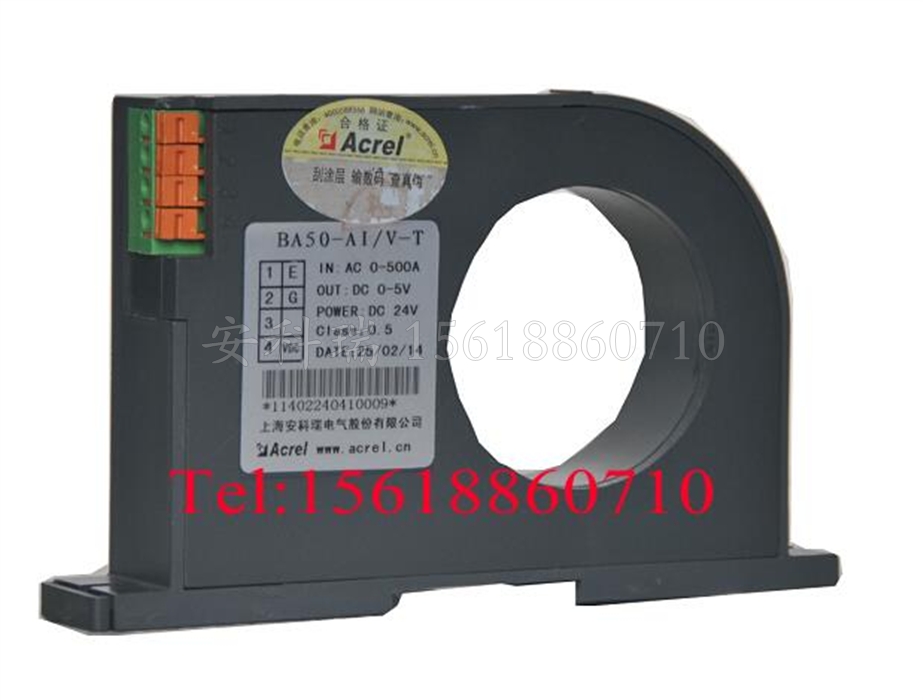 Ancori BA50-AI I input 0-600A output 4-20mA direct input type current transmitter