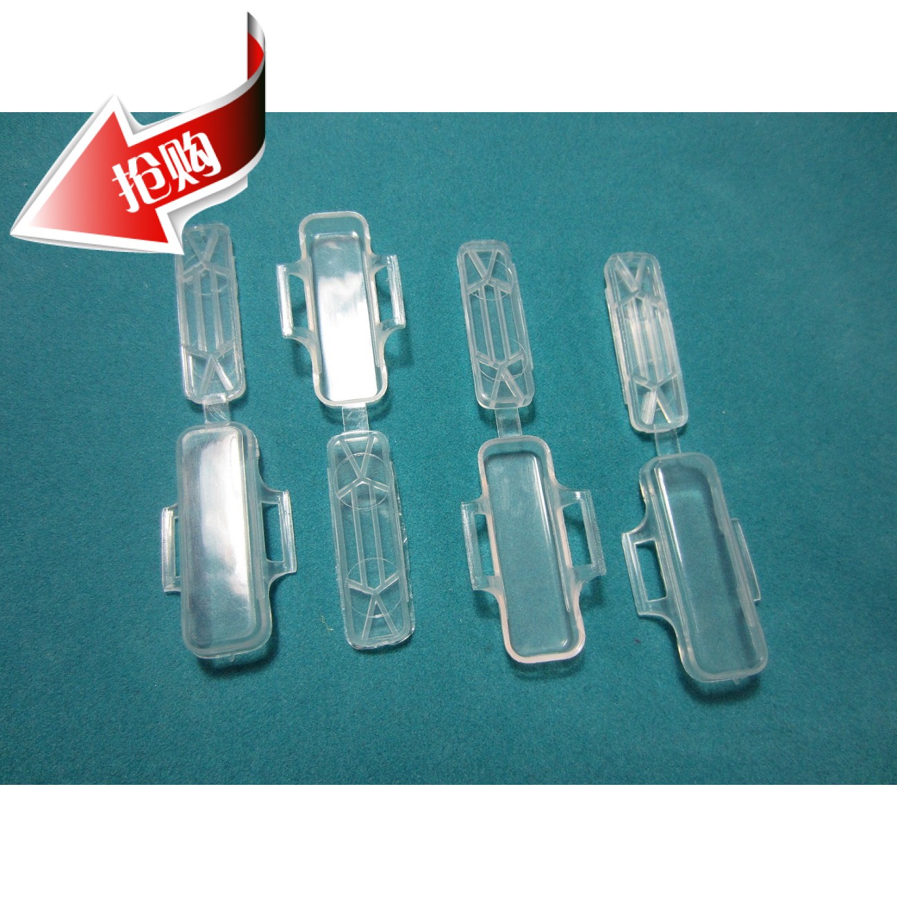 Waterproof cable transparent sticker wire marking size 30X10mm long bar