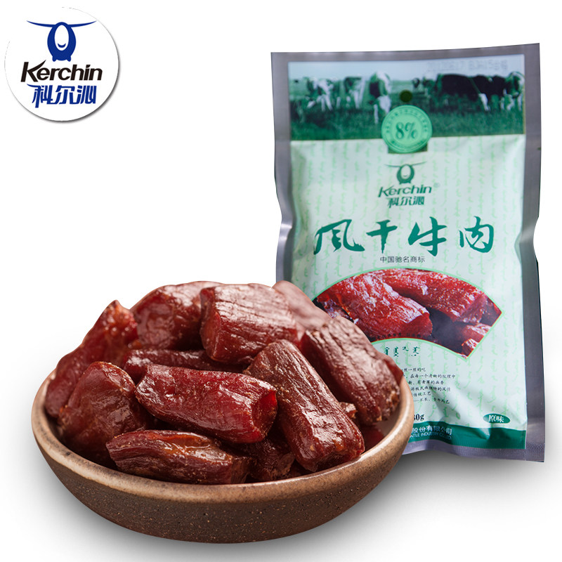 【天猫超市】科尔沁 风干牛肉干原味30g 内蒙古特产休闲零食