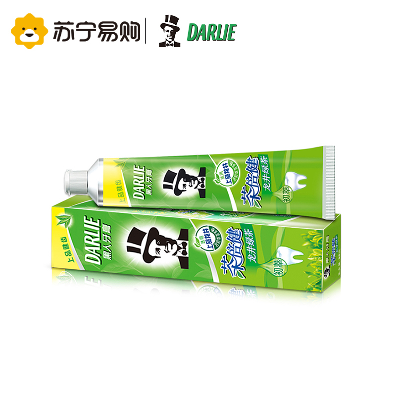【苏宁易购】黑人(DARLIE)茶倍健 牙膏 140g(龙井绿茶)