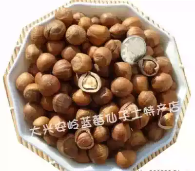 Send pliers Xinganling wild hazelnuts fried in an iron pan for 5 kg 500g small fire hazelnuts pregnant women Manren Quack incense