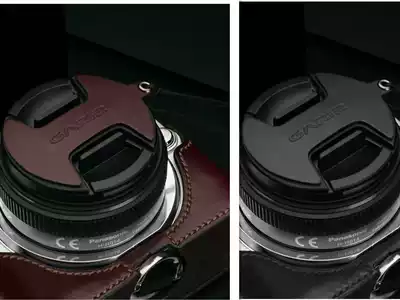 South Korea Gariz Panasonic micro single-eye camera G95 GX9 14-42 H025GK lens cover leather anti-collision strip anti-lost rope