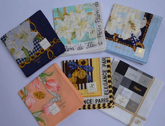 Japanese Made Pure Cotton Lady Handpa Legance Puppy Butterfly Knot Tulip Balsamu