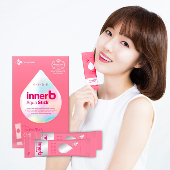 韩国[集货]Innerb/因美AQUA STICK肌肤深层补水胶原蛋白果冻条3盒